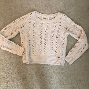 White Hollister Sweater